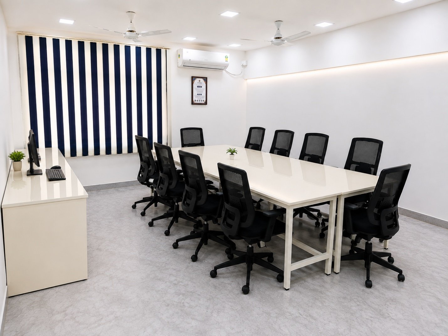 Fortes Academy conference room for mock interviews