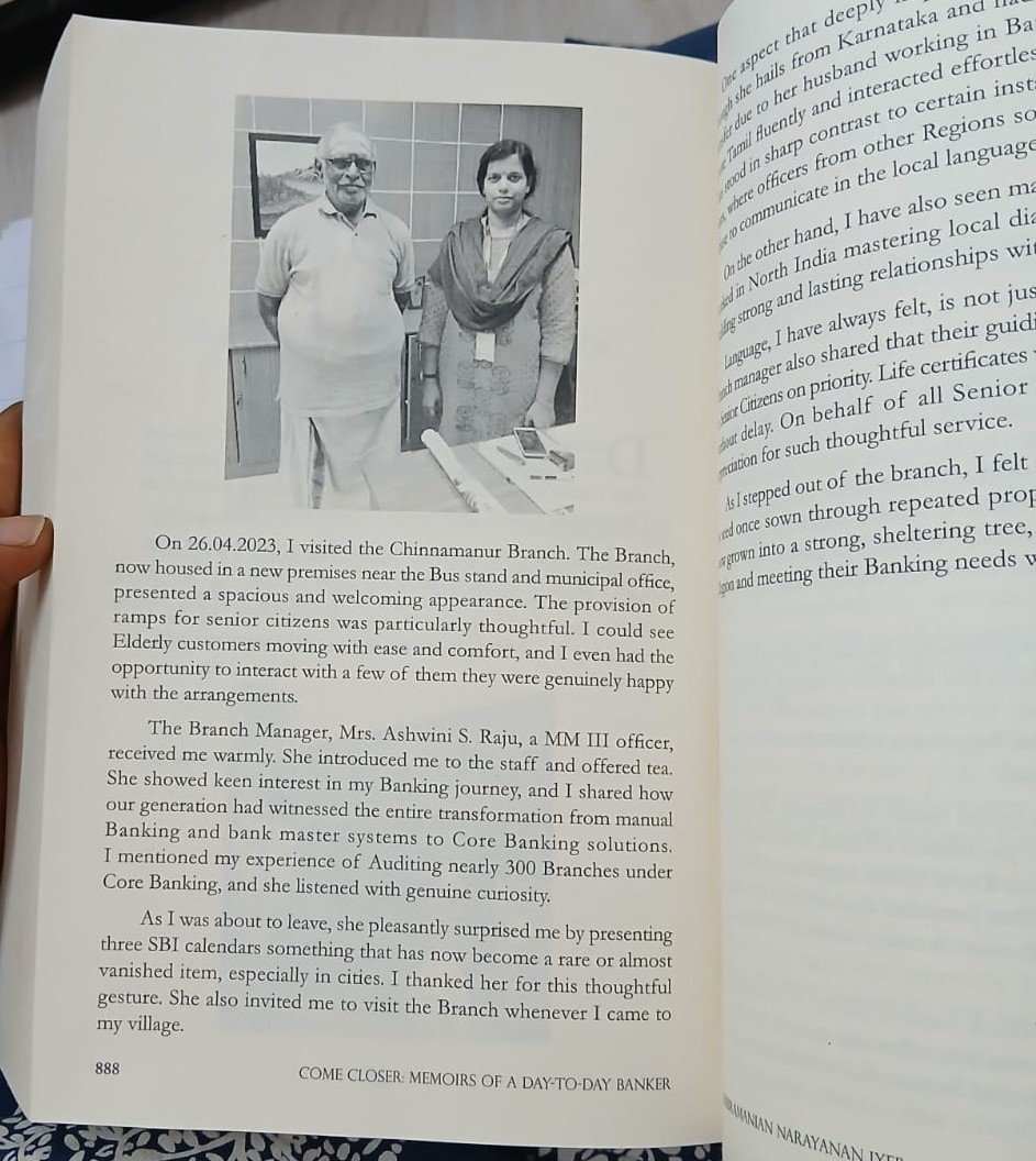 38 EXCITING YEARS OF BANKING JOURNEY - AUTHOR OF THE NOVEL "COME CLOSER" - BANKING VETERAN SHRI SUBRAMANIAN NARAYANAN IYER VISITED FORTES ACADEMY TO SHARE HIS EXEMPLARY BANKING LIFE