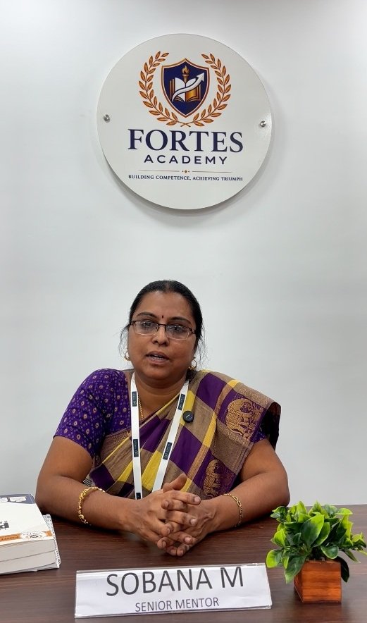 BRIEF: OUR SENIOR APTITUTE MENTOR MS. SHOBANA